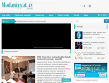 Tablet Screenshot of medeniyyet.info